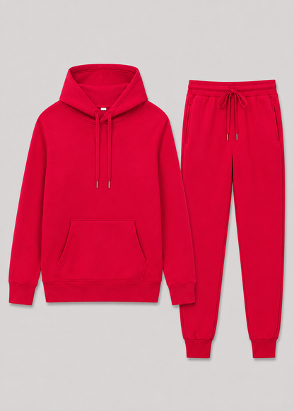 Men's Sporty Tracksuit Set | Unisex Tracksuit | Cotton Blend | Zip Hoodie & Joggers | Casual Activewear | Steven & Levon