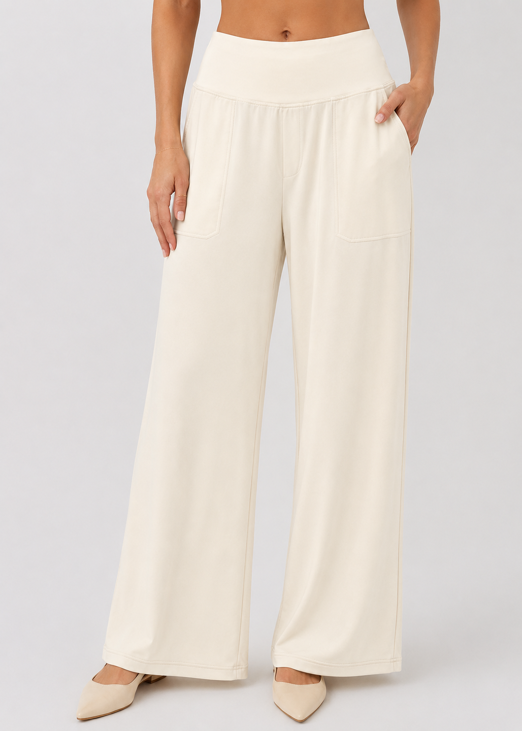 Women's Comfortable Stretch Pants | Relaxed Fit Casual Trousers | Soft Everyday Wear | Steven & Levon