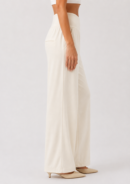 Women's Comfortable Stretch Pants | Relaxed Fit Casual Trousers | Soft Everyday Wear | Steven & Levon