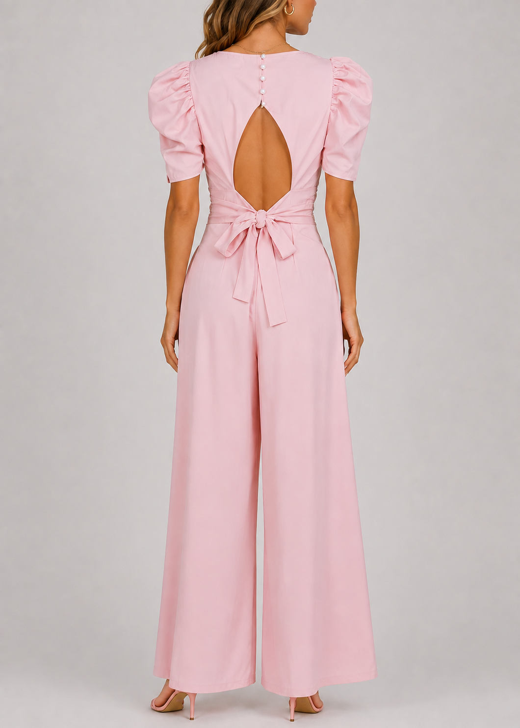 Women's Maxi Jumpsuit | Polyester | Wide Leg | Formal Evening Wear | Elegant Styles | Steven & Levon
