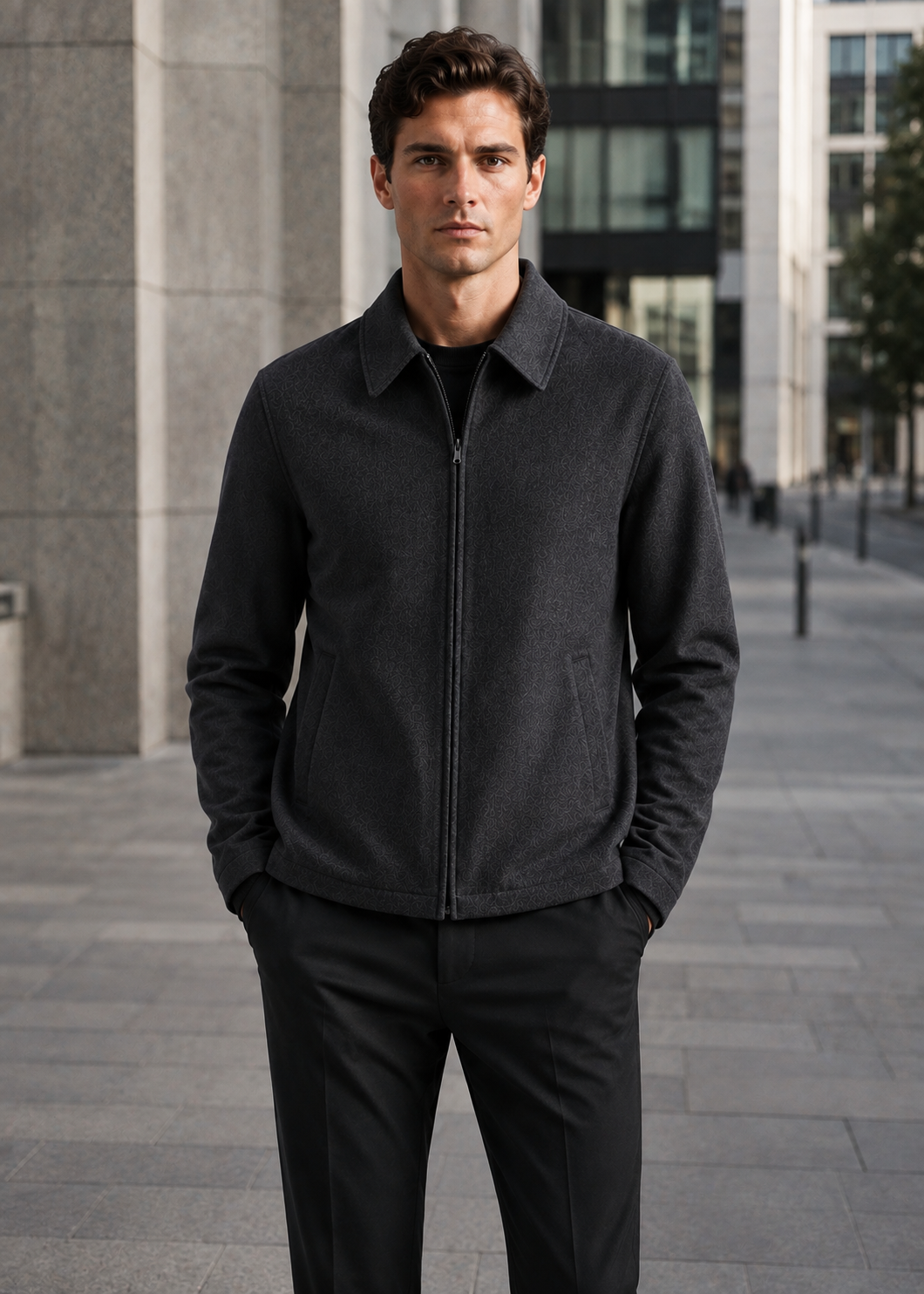 Men's Tailored Fit Jacket | Wool Blend Blazer | Men | Smart Casual Outerwear | Steven & Levon