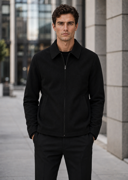 Men's Tailored Fit Jacket | Wool Blend Blazer | Men | Smart Casual Outerwear | Steven & Levon