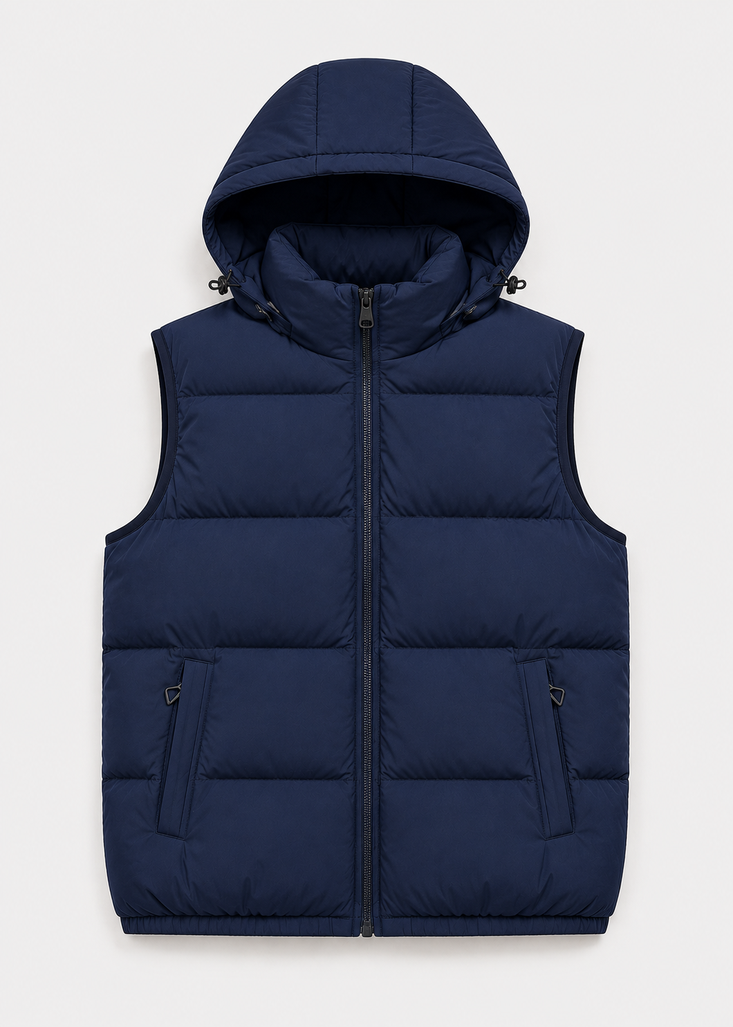 Men's Padded Hooded Bodywarmer | Quilted Gilet | Lightweight | Warm Insulated | Steven & Levon
