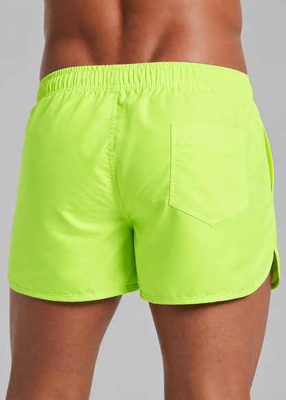 Men’s Quick Dry Swim Shorts | Polyester Drawstring Beach Trunks | Lightweight Summer Swimwear | Steven & Levon