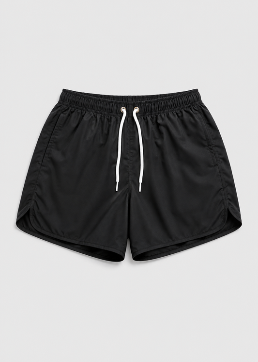 Men’s Quick Dry Swim Shorts | Polyester Drawstring Beach Trunks | Lightweight Summer Swimwear | Steven & Levon