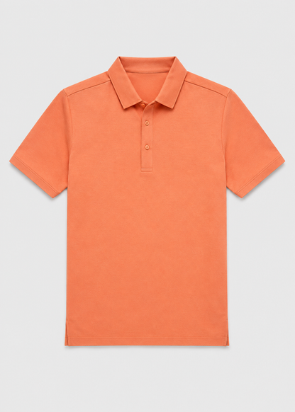 Men’s Slim Fit Polo Shirt | Men | Cotton Blend | Lapel Collar Short Sleeve Casual Top | Steven & Levon