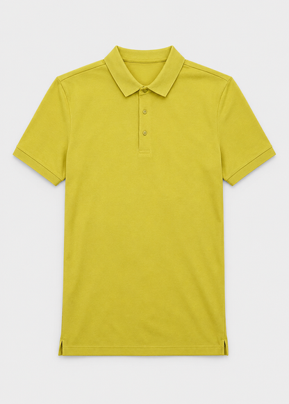 Men’s Slim Fit Polo Shirt | Men | Cotton Blend | Lapel Collar Short Sleeve Casual Top | Steven & Levon