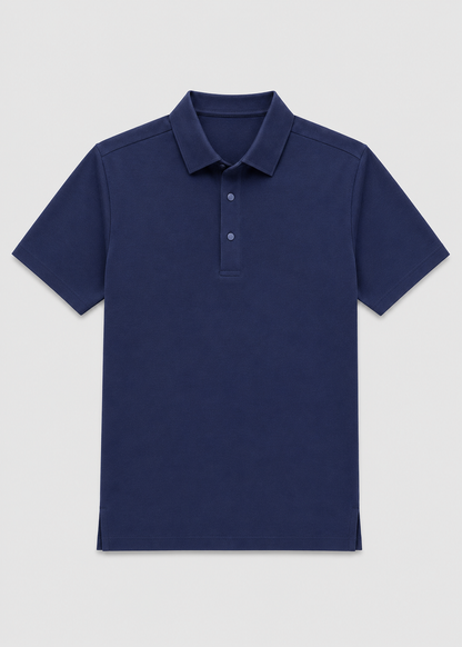 Men’s Slim Fit Polo Shirt | Men | Cotton Blend | Lapel Collar Short Sleeve Casual Top | Steven & Levon