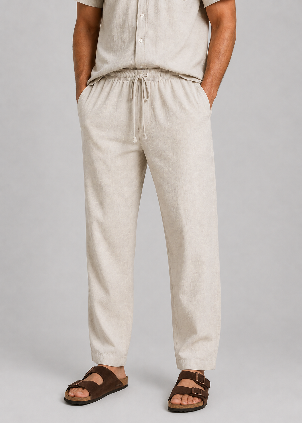 Men's Linen Summer 2-Piece Set | Men's Co-Ord | Breathable Outfit | Steven & Levon