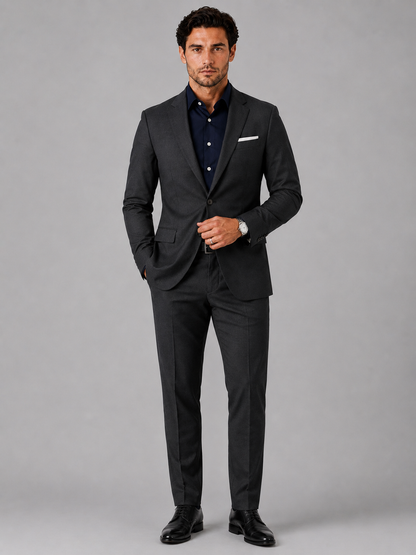 Long Sleeve Shirt | Men | Tailored Fit | Breathable Casual Smart Shirt | Steven & Levon