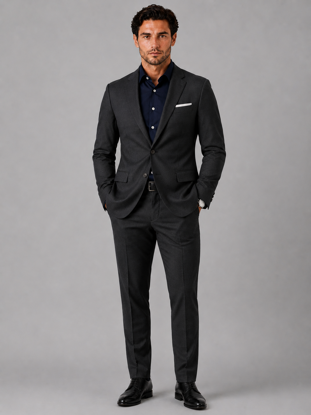 Long Sleeve Shirt | Men | Tailored Fit | Breathable Casual Smart Shirt | Steven & Levon