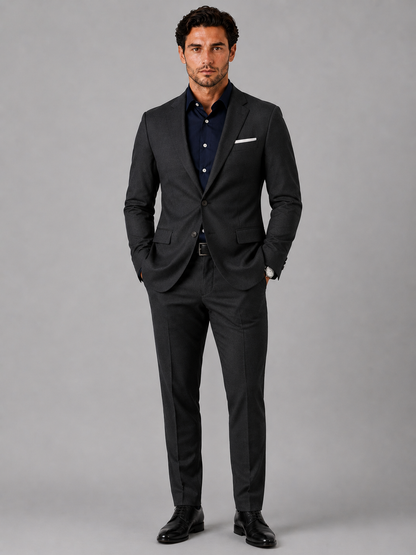 Long Sleeve Shirt | Men | Tailored Fit | Breathable Casual Smart Shirt | Steven & Levon
