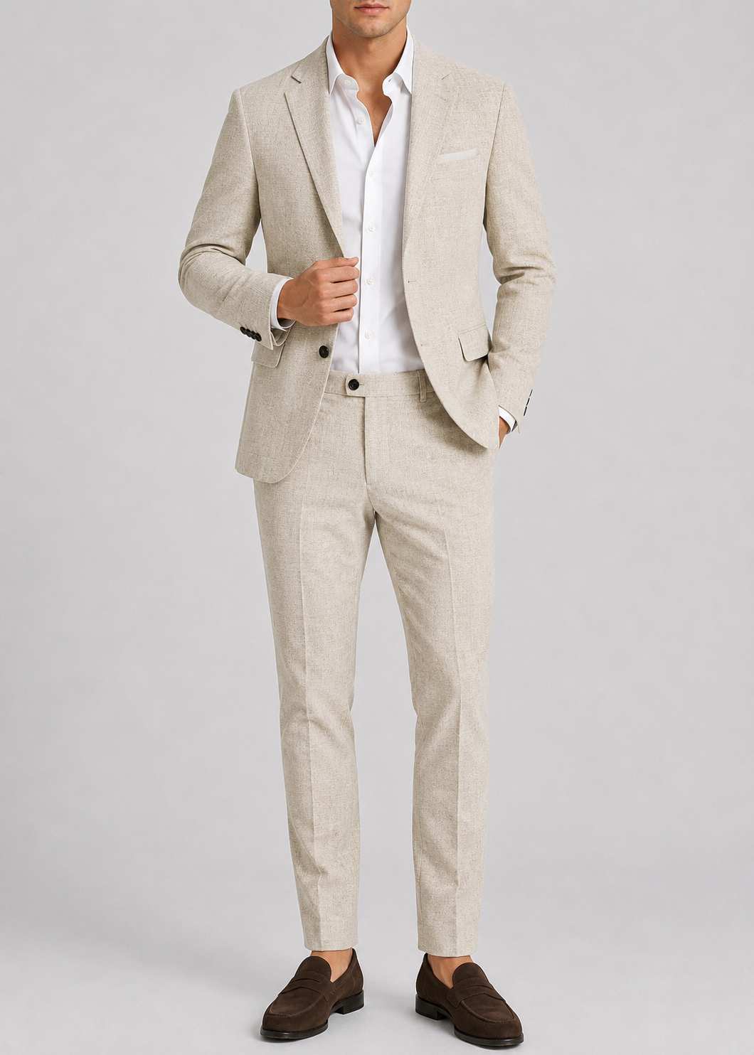 Men's Wedding Suit | 2 Piece Tailored Suit | Formal Occasion Wear | Steven & Levon