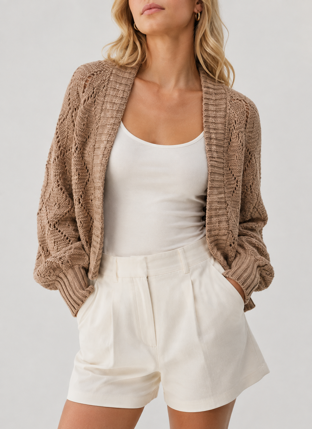 Premium Knit Cardigan | Women | Button Front | Faux Cashmere | Versatile Casual Wear | Steven & Levon