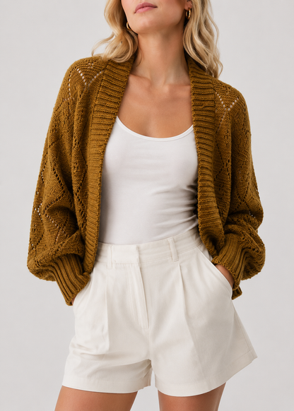 Premium Knit Cardigan | Women | Button Front | Faux Cashmere | Versatile Casual Wear | Steven & Levon