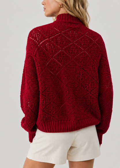 Premium Knit Cardigan | Women | Button Front | Faux Cashmere | Versatile Casual Wear | Steven & Levon
