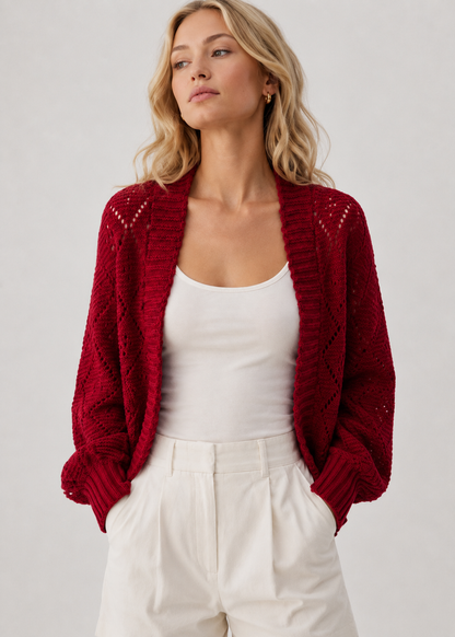 Premium Knit Cardigan | Women | Button Front | Faux Cashmere | Versatile Casual Wear | Steven & Levon