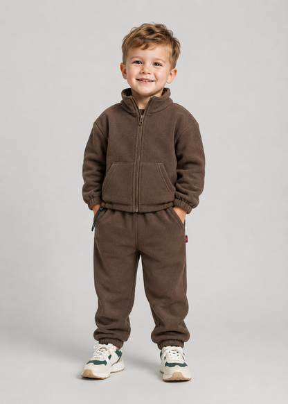 Kids Winter Clothing Set | Unisex | Fleece Coat & Pants | 2-Piece Warm Outfit | Steven & Levon