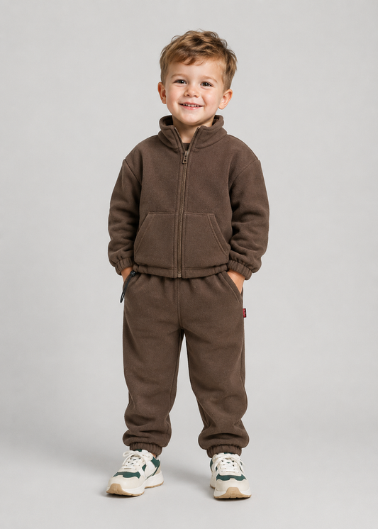 Kids Winter Clothing Set | Unisex | Fleece Coat & Pants | 2-Piece Warm Outfit | Steven & Levon