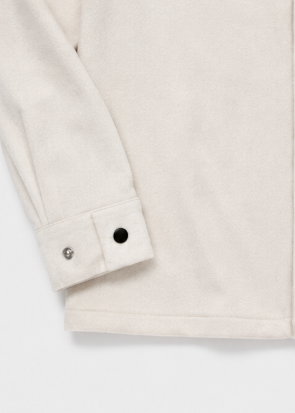 Men's Thickened Shirt Jacket | Polyester Overshirt | Chest Pockets | Casual Layering | Steven & Levon