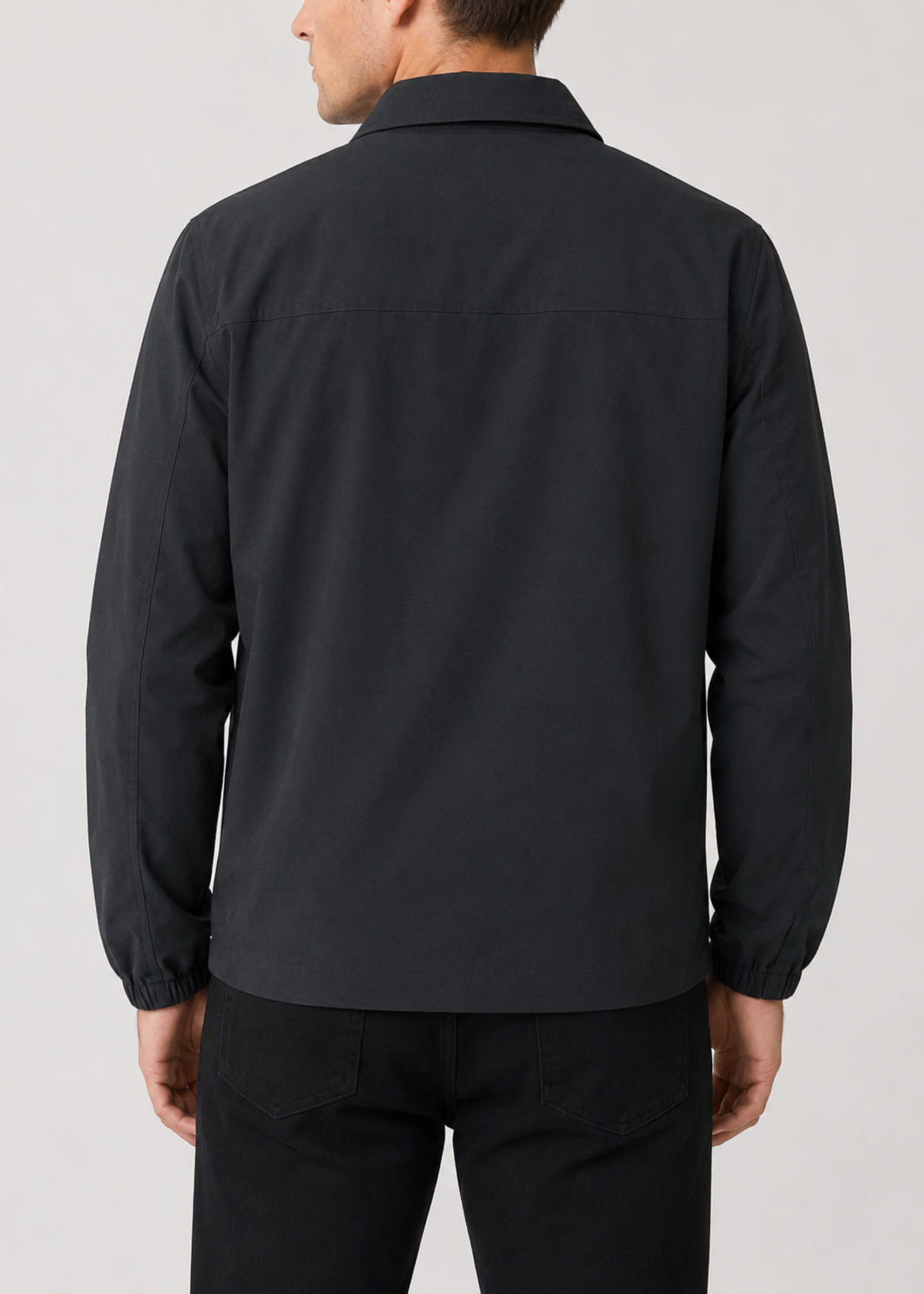 Men's Classic Harrington Jacket | Zip Front | Lightweight Nylon | Stand Collar | Steven & Levon