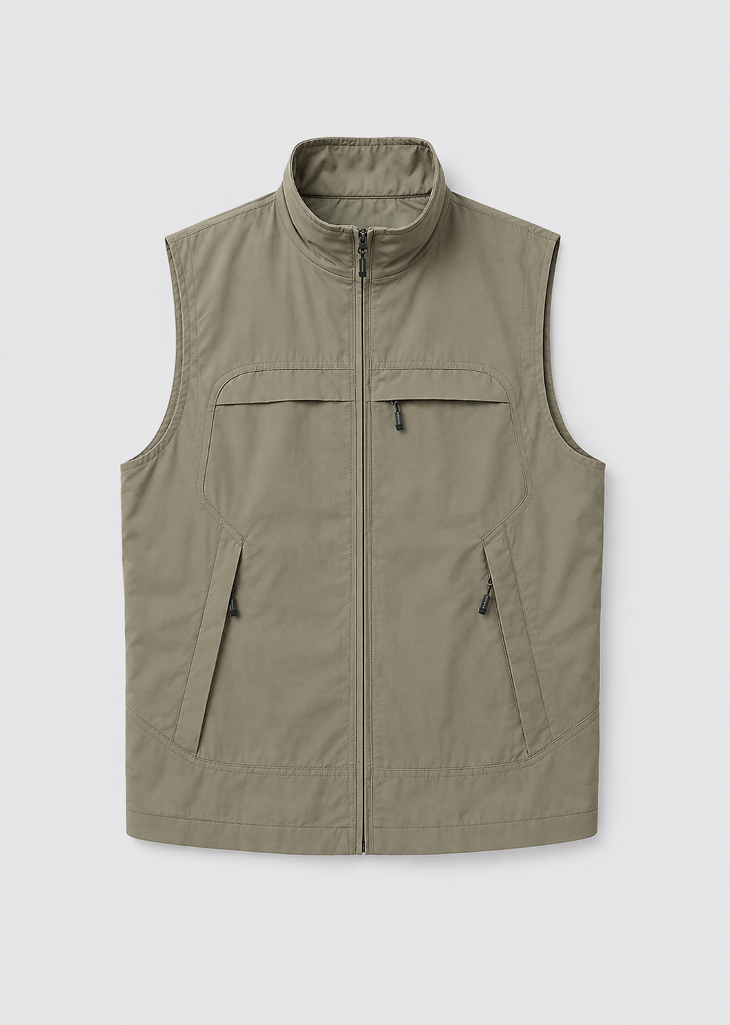 Men's Lightweight Bodywarmer | Nylon Insulated Zip Gilet | Warm Outdoor | Steven & Levon