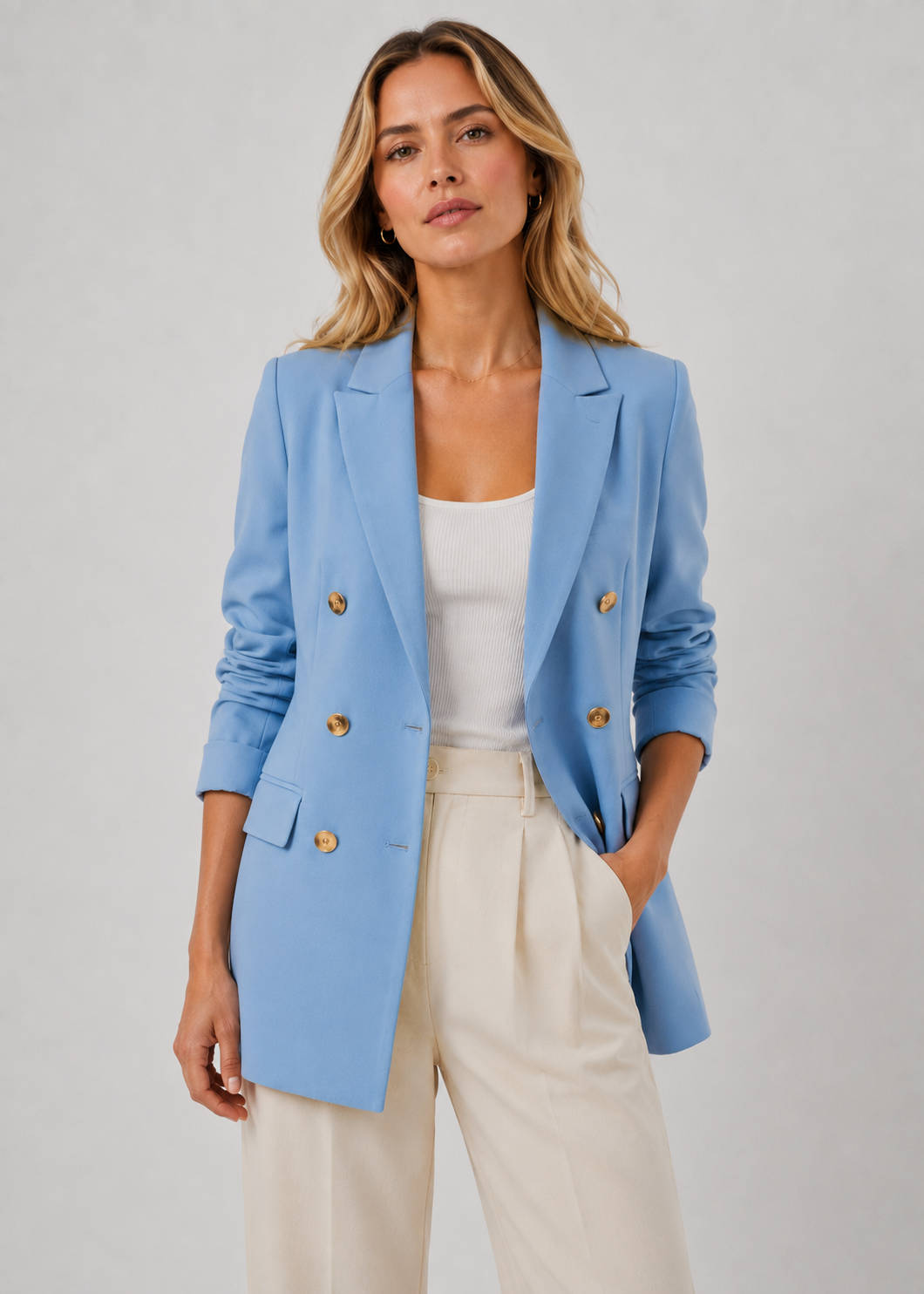Women's Tailored Fit Blazer | Elegant Smart Casual Jacket | Steven & Levon