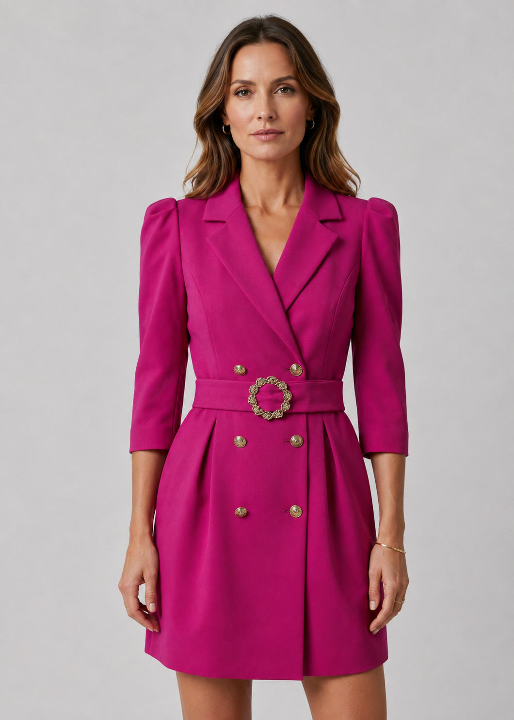 Women's Modern Blazer Dress | Tailored Mini Dress | Elegant Smart Occasion Wear | Steven & Levon