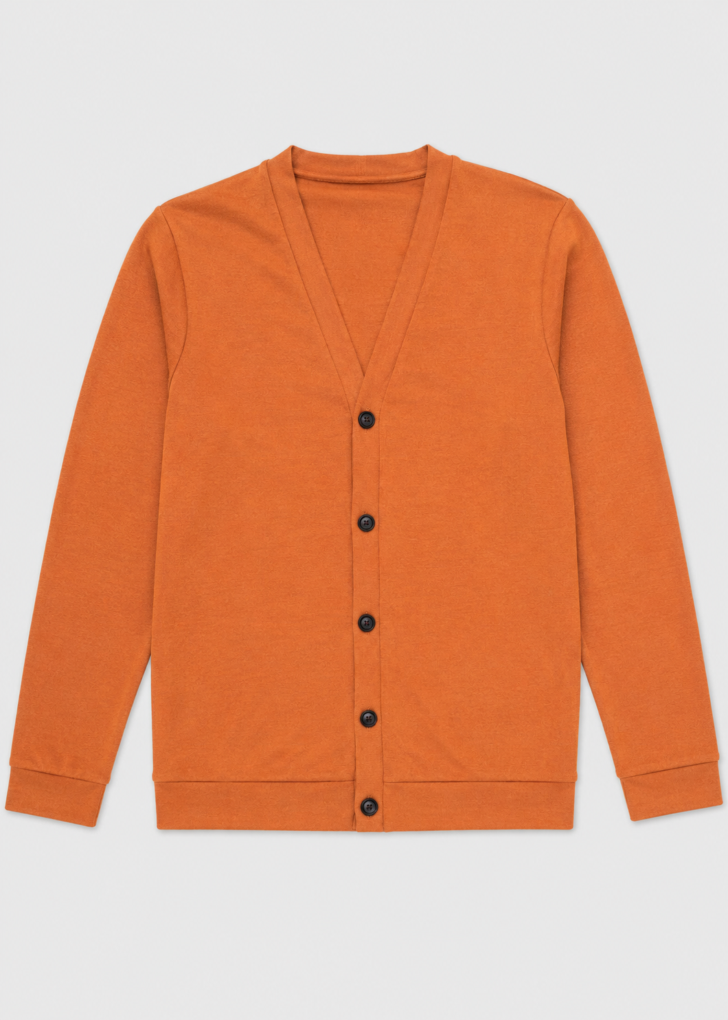 V-Neck Button Cardigan | Men's Spandex Fabric | Slim Fit Casual Long Sleeve Sweater | Steven & Levon