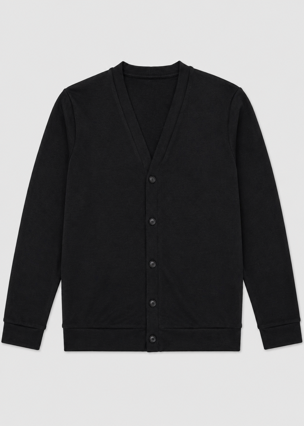 V-Neck Button Cardigan | Men's Spandex Fabric | Slim Fit Casual Long Sleeve Sweater | Steven & Levon