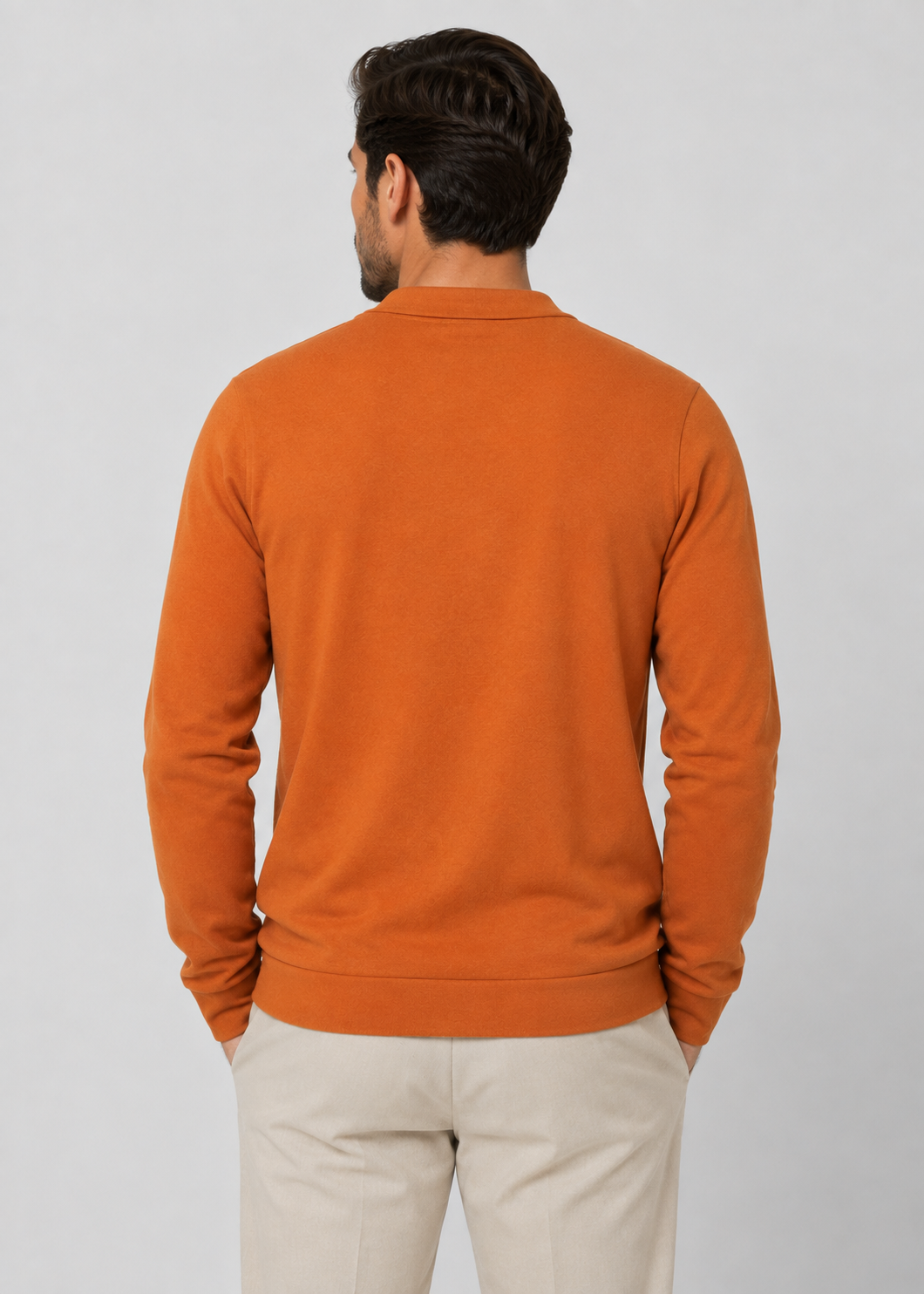 V-Neck Button Cardigan | Men's Spandex Fabric | Slim Fit Casual Long Sleeve Sweater | Steven & Levon
