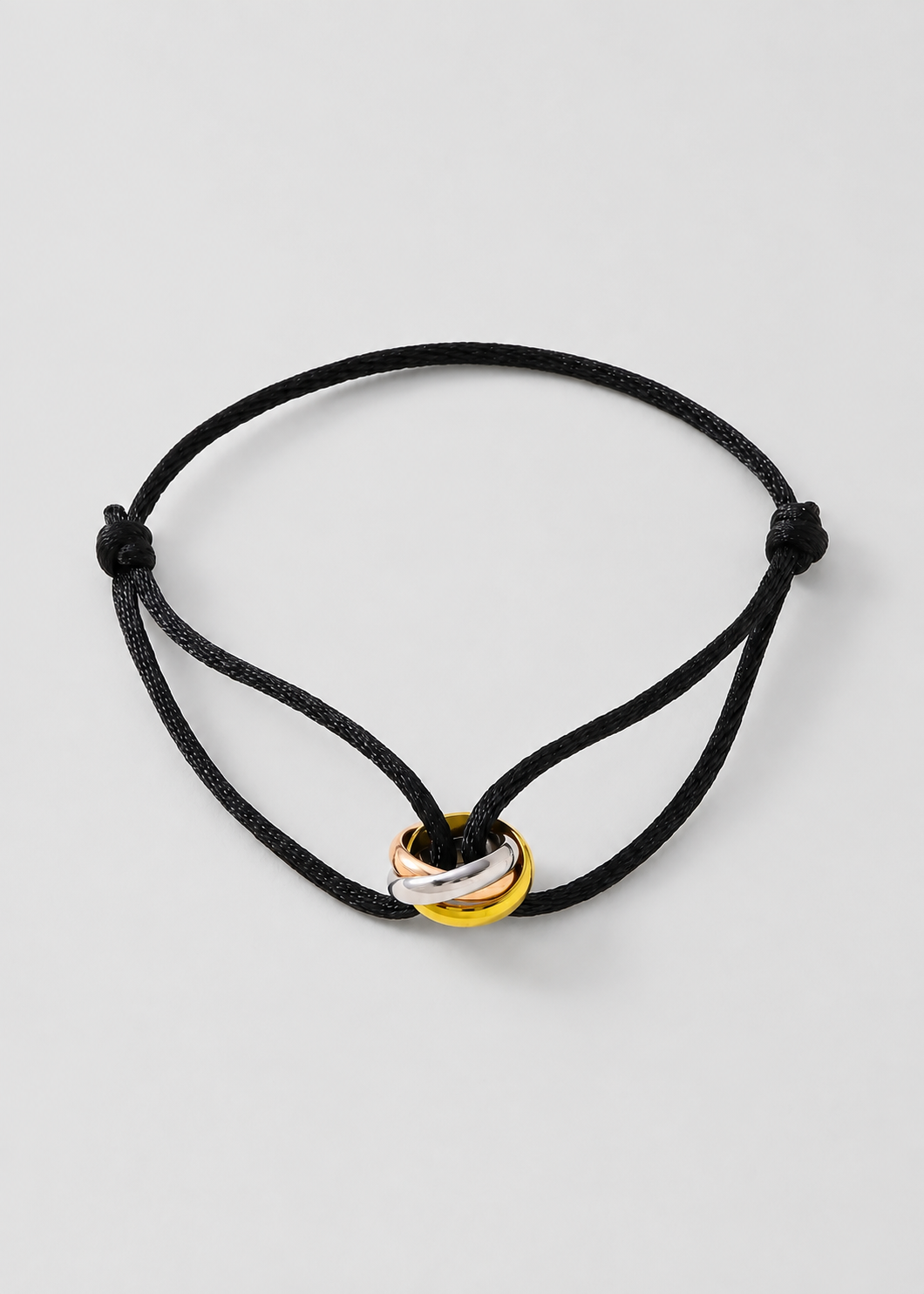 Cord Bracelet | Men | Gold & Silver Finish | Adjustable Cord Bracelet | Steven & Levon