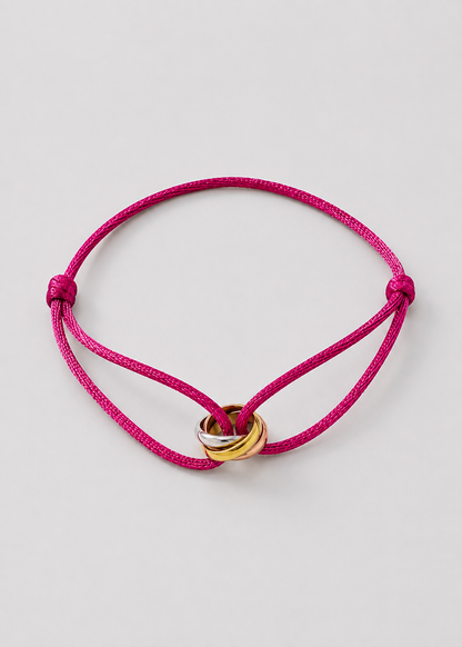 Cord Bracelet | Men | Gold & Silver Finish | Adjustable Cord Bracelet | Steven & Levon