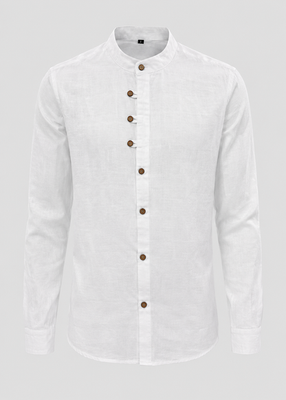 Men's Japanese Style Linen Shirt | Men | Lightweight | Casual Button-Up | Steven & Levon