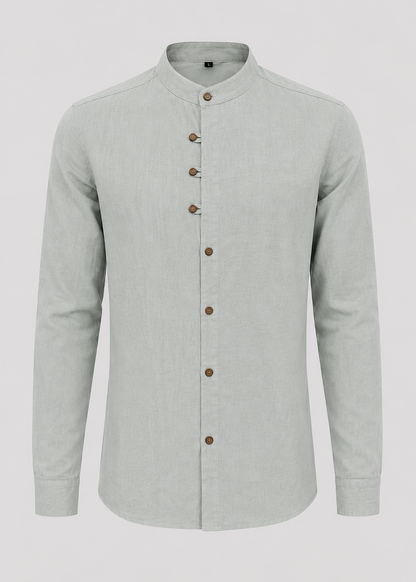 Men's Japanese Style Linen Shirt | Men | Lightweight | Casual Button-Up | Steven & Levon