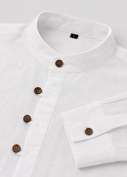 Men's Japanese Style Linen Shirt | Men | Lightweight | Casual Button-Up | Steven & Levon