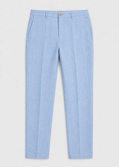 Men's Summer Casual Trousers | Cotton Linen | Relaxed Fit | Everyday Comfort | Steven & Levon