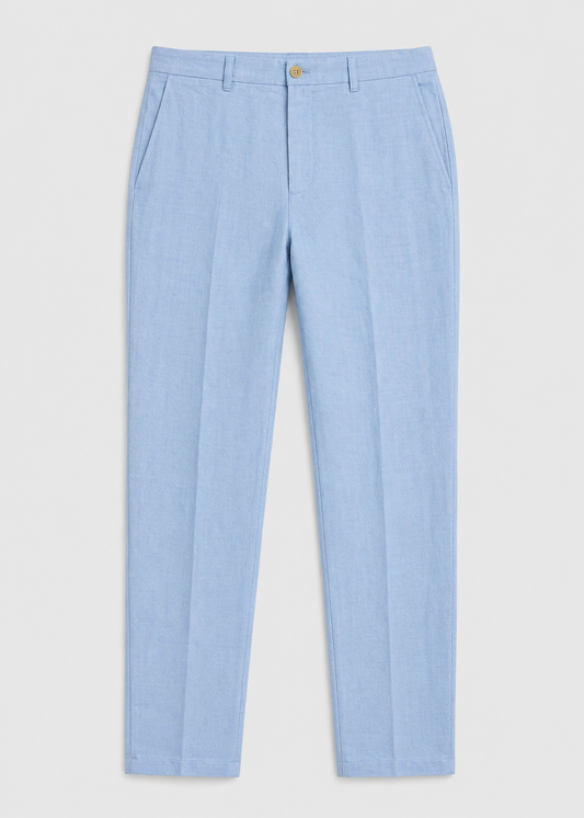 Men's Summer Casual Trousers | Cotton Linen | Relaxed Fit | Everyday Comfort | Steven & Levon