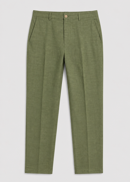 Men's Summer Casual Trousers | Cotton Linen | Relaxed Fit | Everyday Comfort | Steven & Levon