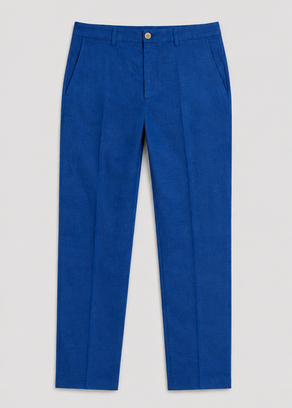 Men's Summer Casual Trousers | Cotton Linen | Relaxed Fit | Everyday Comfort | Steven & Levon