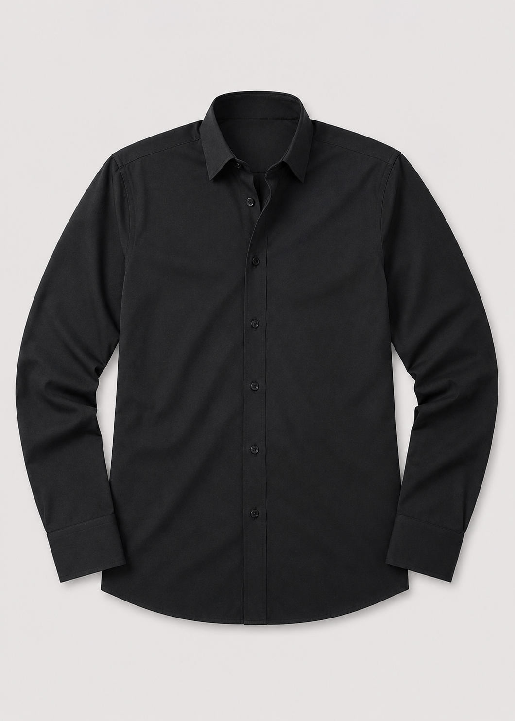 Men's Slim Fit White Dress Shirt | Formal Shirt | Men | Cotton Blend | Button-Down Wear | Steven & Levon