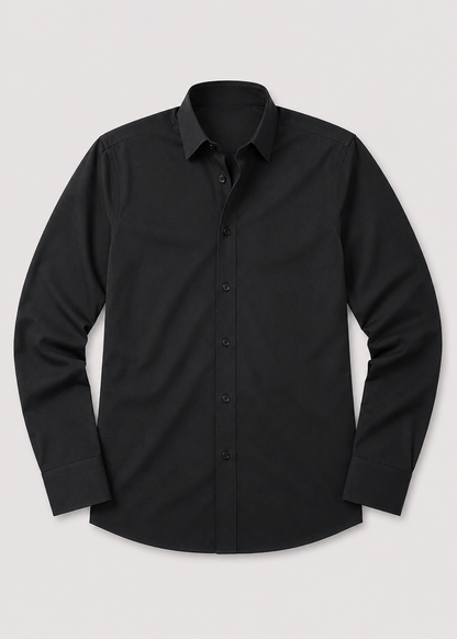 Men's Slim Fit White Dress Shirt | Formal Shirt | Men | Cotton Blend | Button-Down Wear | Steven & Levon