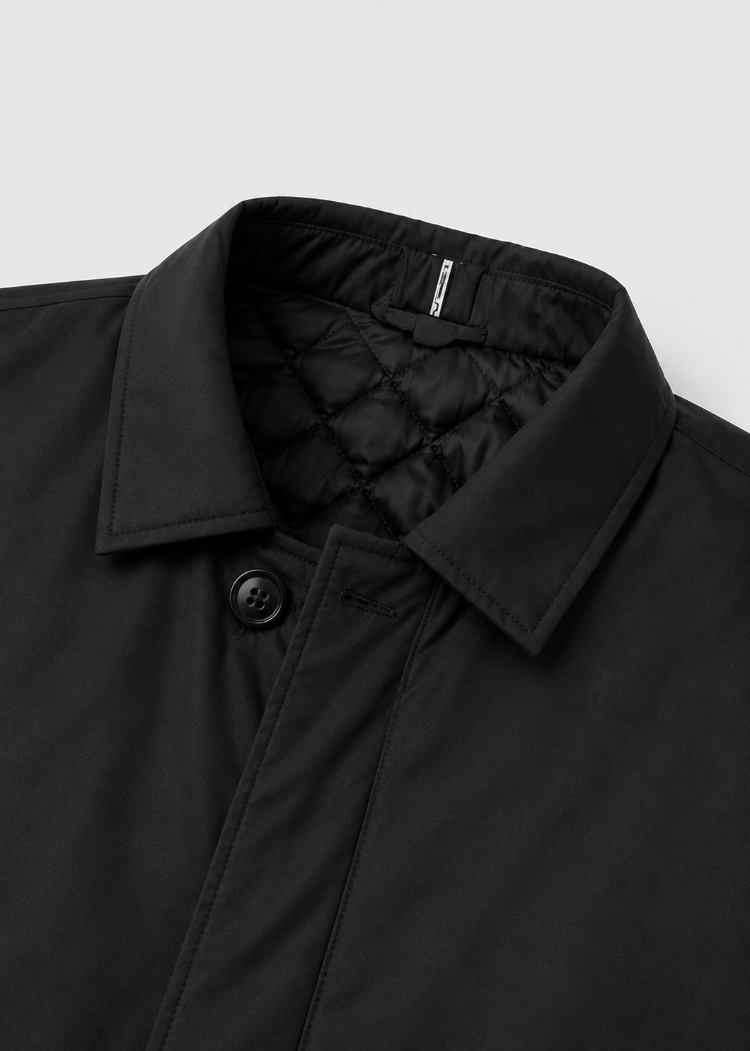 Men's Button Up Mac Coat | Point Collar | Smart Casual | Steven & Levon