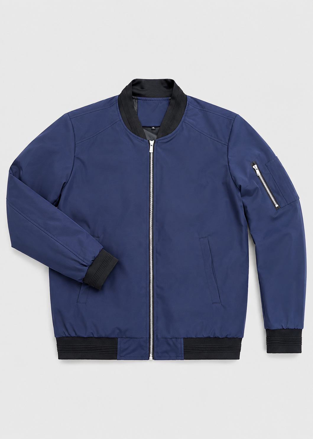 Men's Bomber Jacket | Men's Lightweight Zip Front Casual Bomber Jacket | Polyester | Everyday Outerwear | Steven & Levon