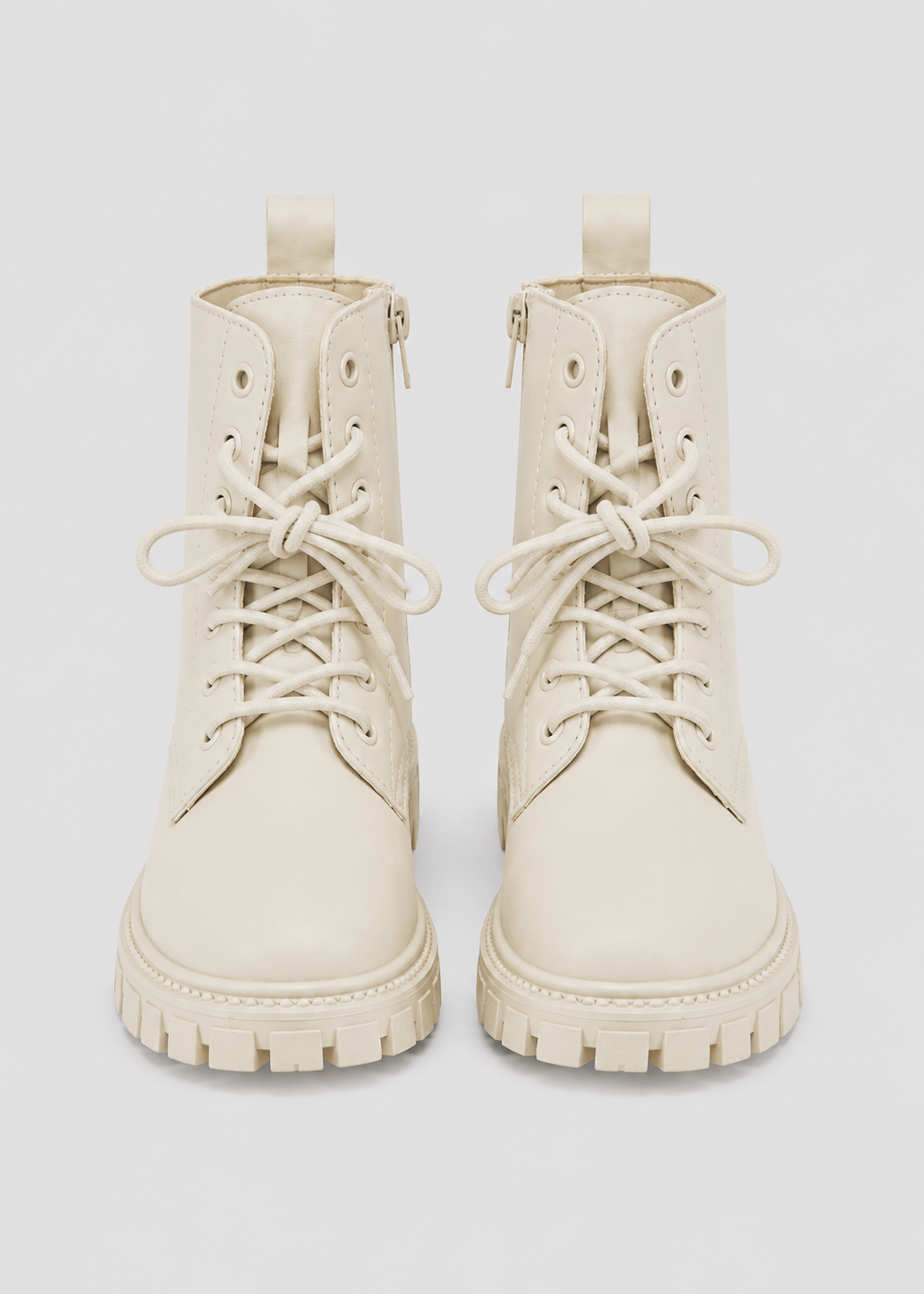 Girls Lace-Up Ankle Boots | School Boots | Non-Slip Platform Casual Boots | Steven & Levon