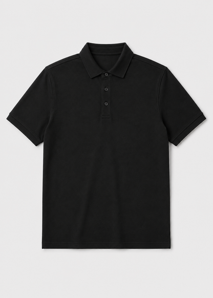 Men's Short Sleeve Polo Shirt | Slim Fit Polo Top | Men | Breathable Blend | Structured Collar Casual Smart Shirt | Steven & Levon