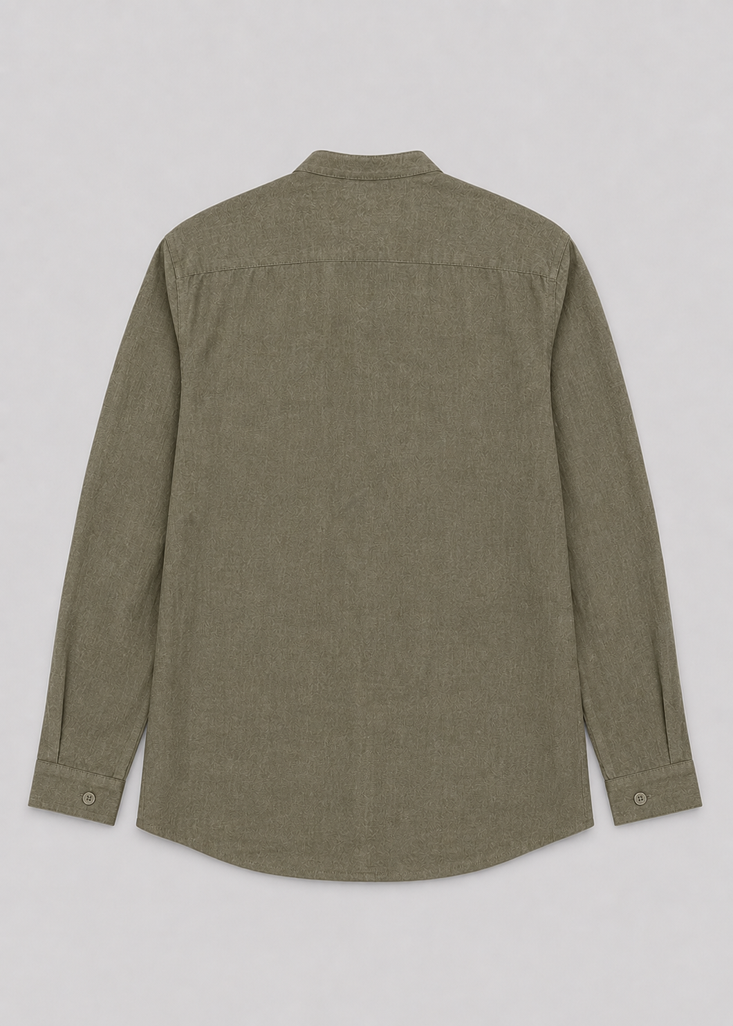 Men's Linen Long Sleeve Shirt | Men | Lightweight Breathable Collarless Button-Up | Casual Relaxed Fit | Steven & Levon