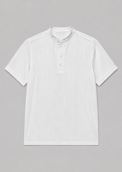 Men's Classic Henley Shirt | Men | Long Sleeve Button Neck Top | Casual Fit | Steven & Levon