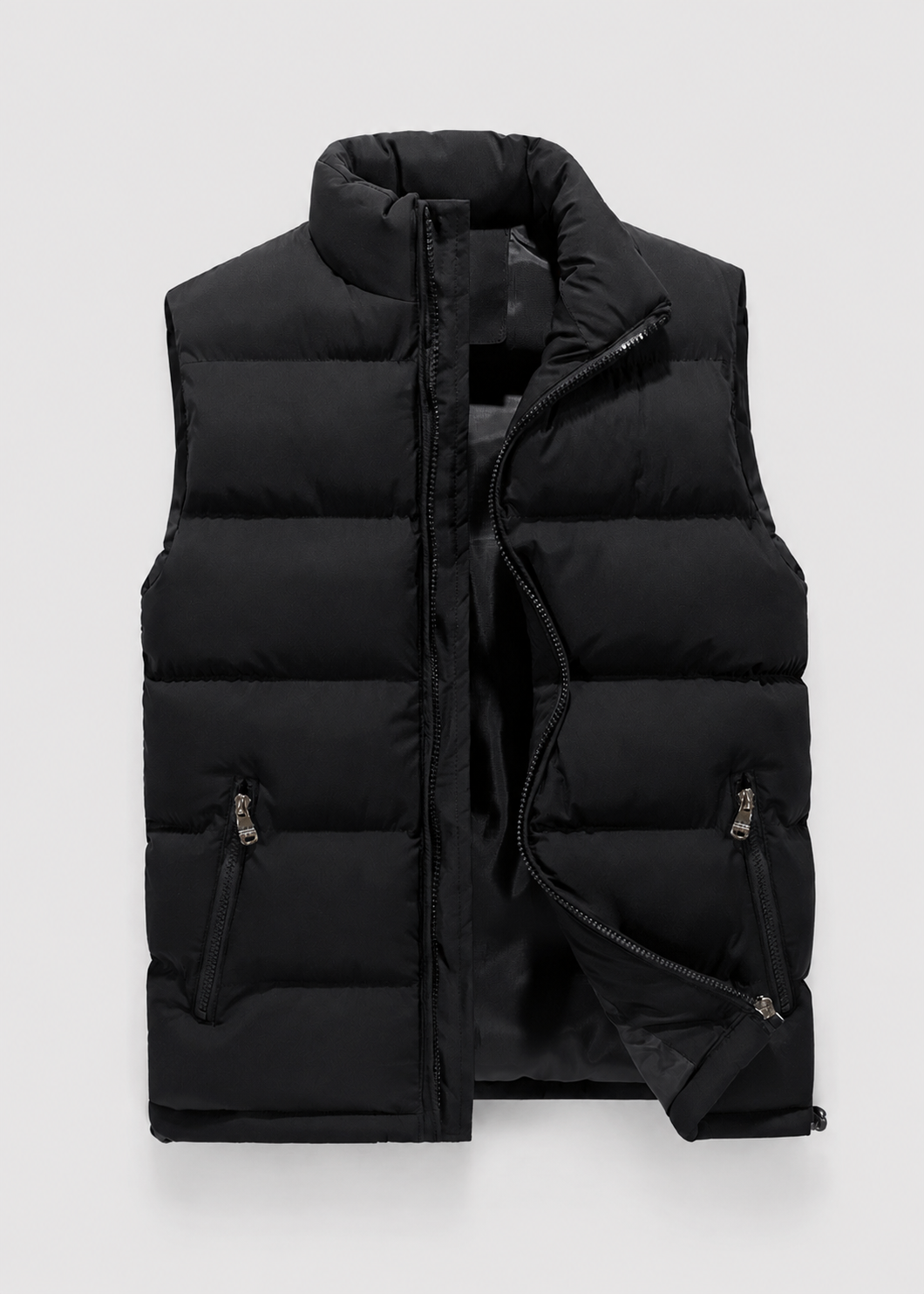 Men's Quilted Padded Bodywarmer | Gilet | Zip Closure | Insulated Vest | Steven & Levon