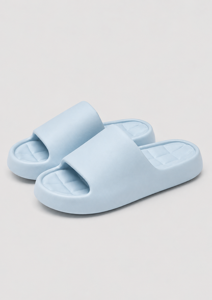 Cloud Cushion Slide Slippers | Unisex EVA Slides | Thick Platform Non-Slip Bathroom & Shower Sandals | Steven & Levon